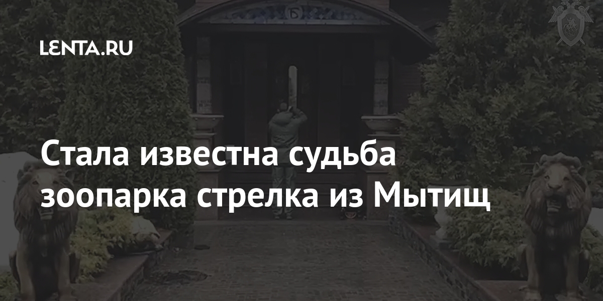 Стала известна судьба зоопарка стрелка из Мытищ Стала известна судьба зоопарка стрелка из Мытищ участке, зверей, Барданов, стрельбу, только, территории, участка, зоопарка, словам, устроил, утром, павлинБарданов, зоопарком, курицы, цесарки, медведь, тигра, кабан, съемок, аренду