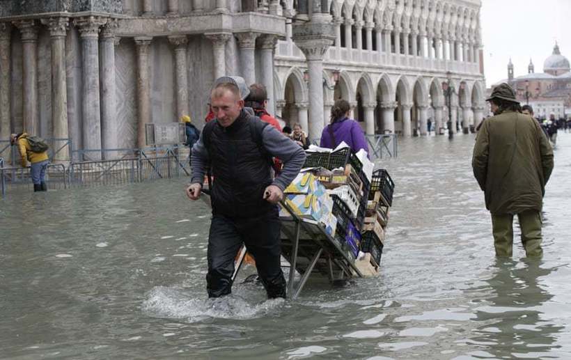 Каким стало самое сильное наводнение в Венеции за последние полвека