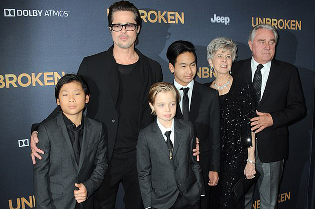 Брэд Питт собирается провести летние каникулы со своими детьми Звездные дети