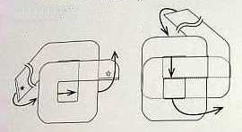 цветной вязаный коврик схема5
