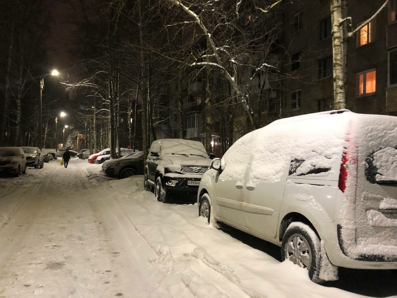 Безымянный циклон засыплет Петербург снегом в пятницу и субботу