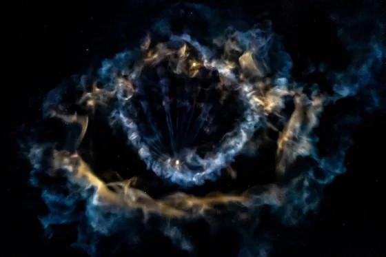 Falcon 9 создала космическую туманность над Флоридой