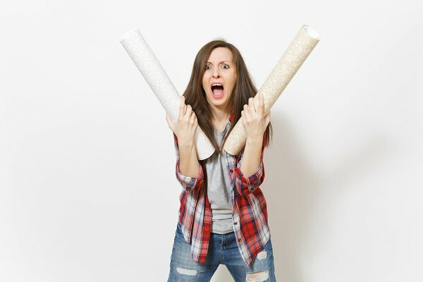 Только 6 из 10 людей не делают ошибок при поклейке обоев