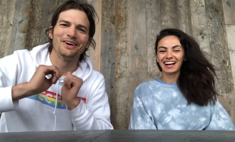 "За здоровье": Мила Кунис и Эштон Катчер выпустили "Карантинное вино" для всех желающих Стиль жизни,Благотворительность