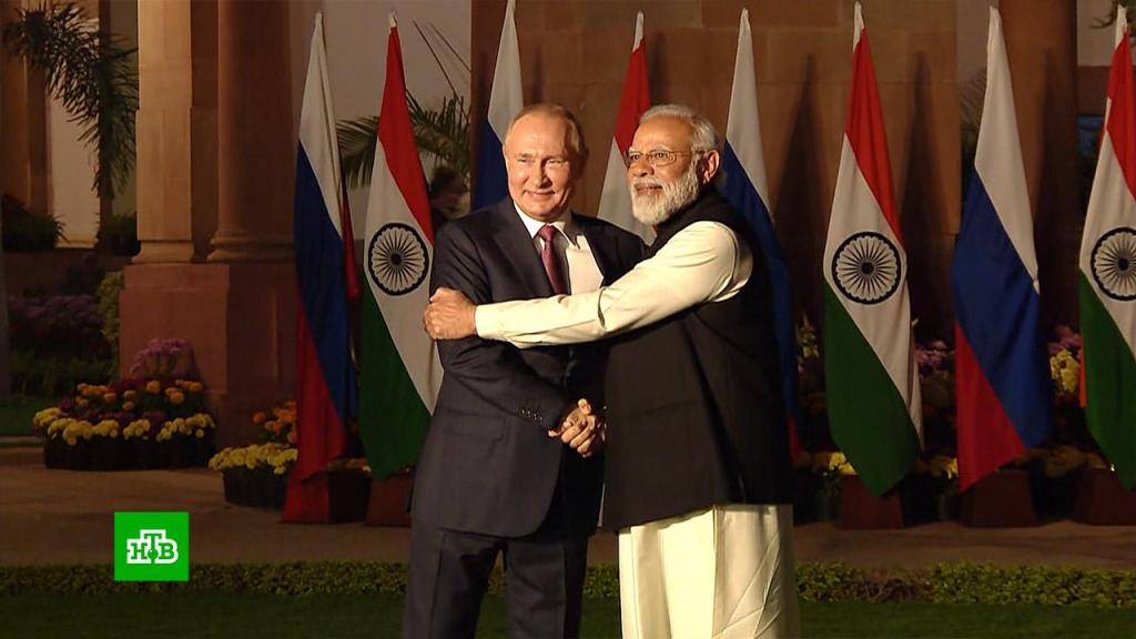 По итогам визита Путина в Индию подписано более 10 соглашений о сотрудничестве