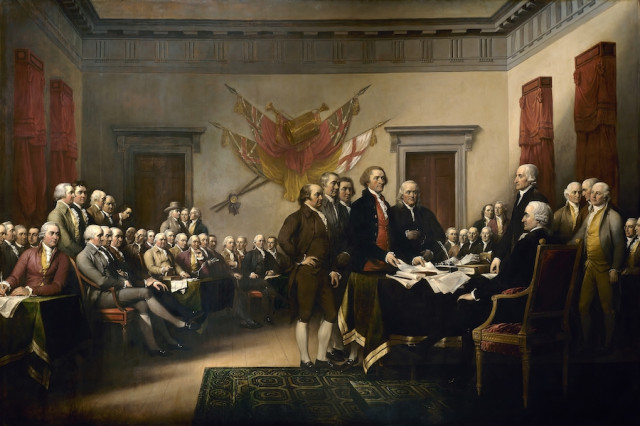 Принятие Декларации о независимости США в 1776 году (Фото: wikipedia.org) 