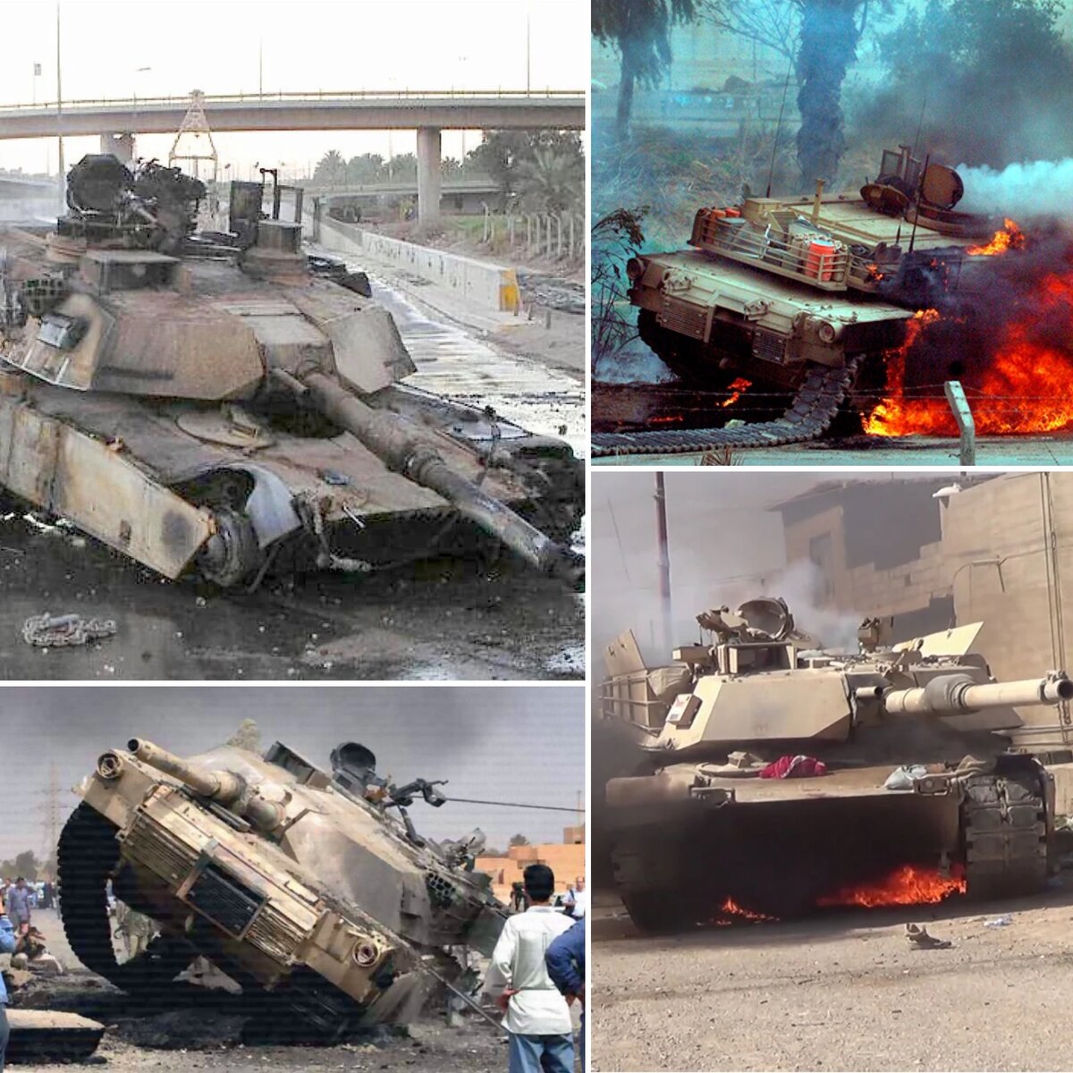 Как легко горят американские танки