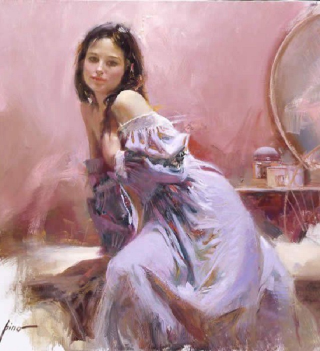 Романтическая живопись от Pino Daeni.