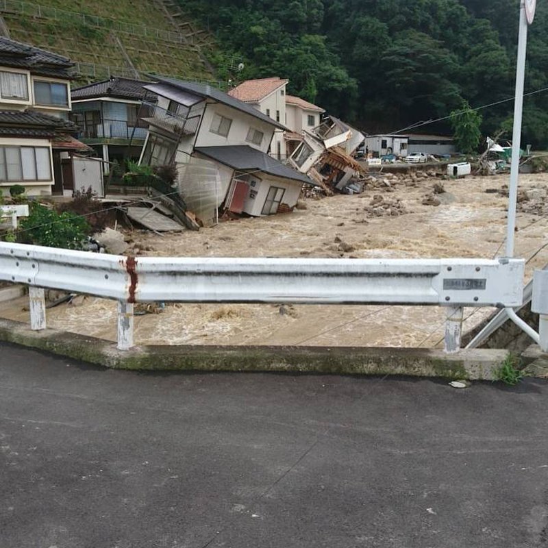 Апокалипсис наяву: Япония после наводнения #KURASHIKI, #Okayama, #hiroshima, ynews, наводнение, стихия, япония