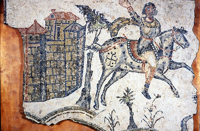 Вандалы. Знатный вандал на мозаике конца V века. Британский музей