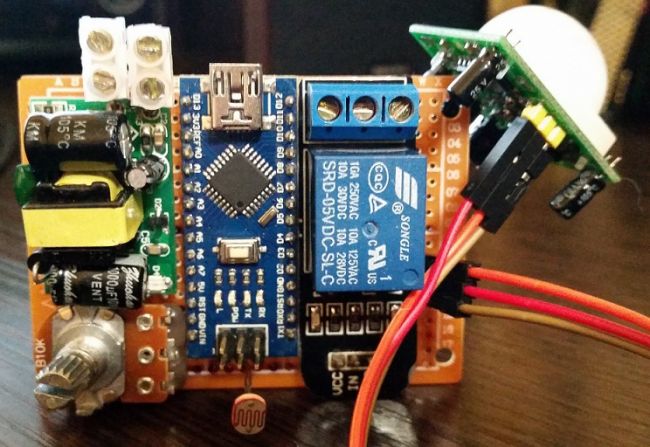 Автоматическое освещение на базе Arduino