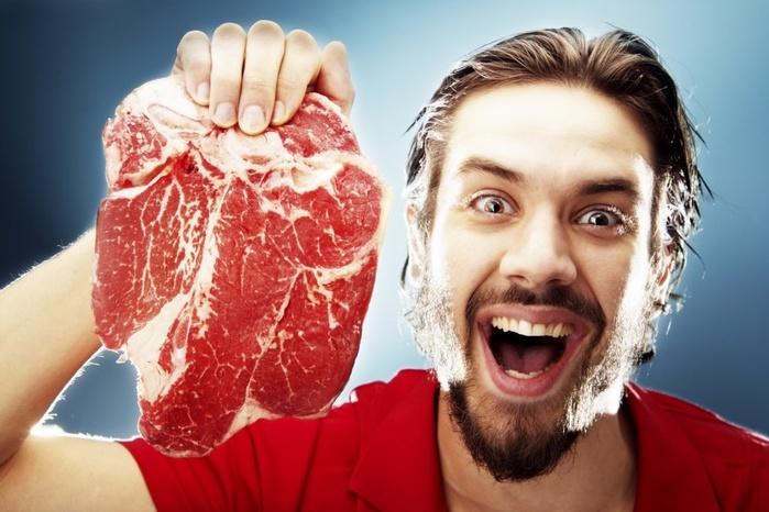 Ученые выяснили, что мясоеды обладают более крепкой психикой, чем вегетарианцы
