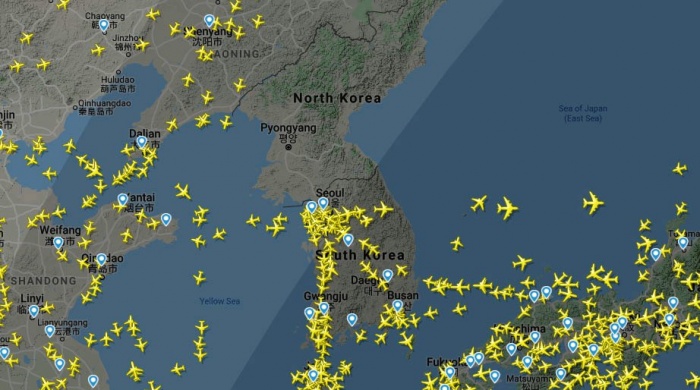 Почему самолеты не летают над Северной Кореей 
