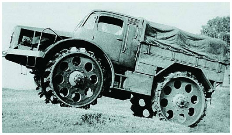 Колесный тягач Порше RSO (Radschlepper Ost — колесный тягач для Востока), известный также под обозначением тип 175 авто, авто мир, интересное, машины, несуразные, удивительные