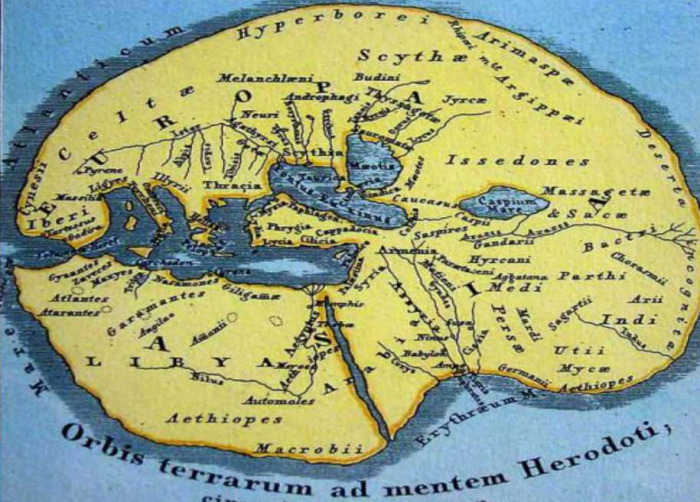 Карта Геродота.