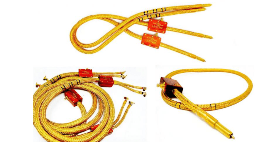 Золотой кабель Liutanie Olimpo Gold Connections выполнен из эксклюзивных материалов @ liutanieaudio.com