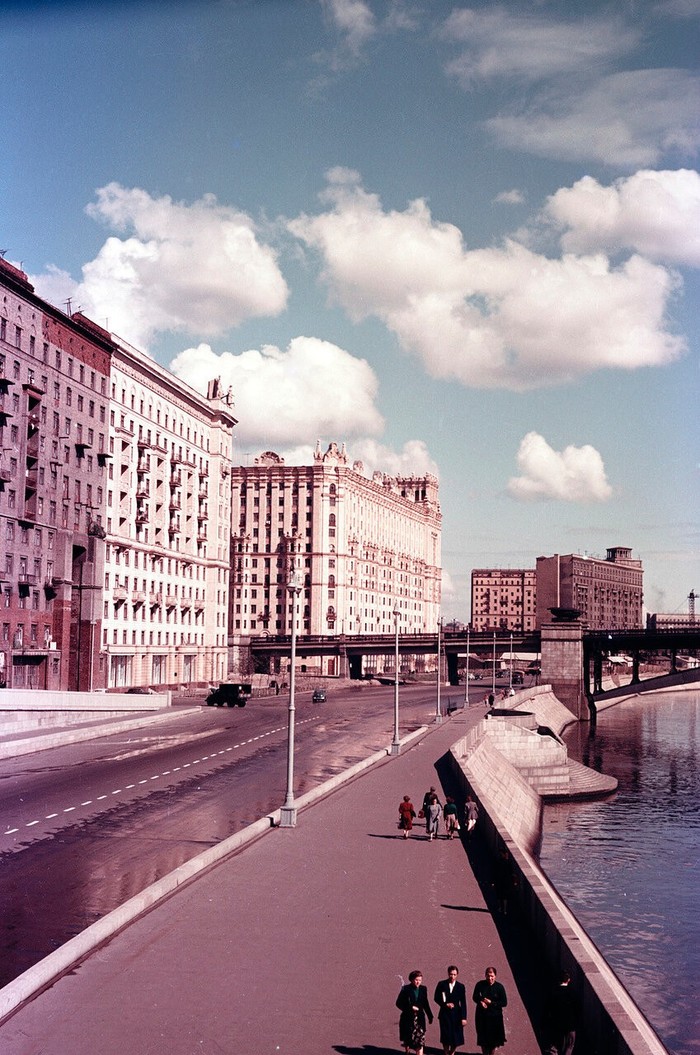 Москва 1950-х в цвете 