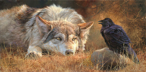 Волки и вóроны – симбиоз или «дружба народов»?