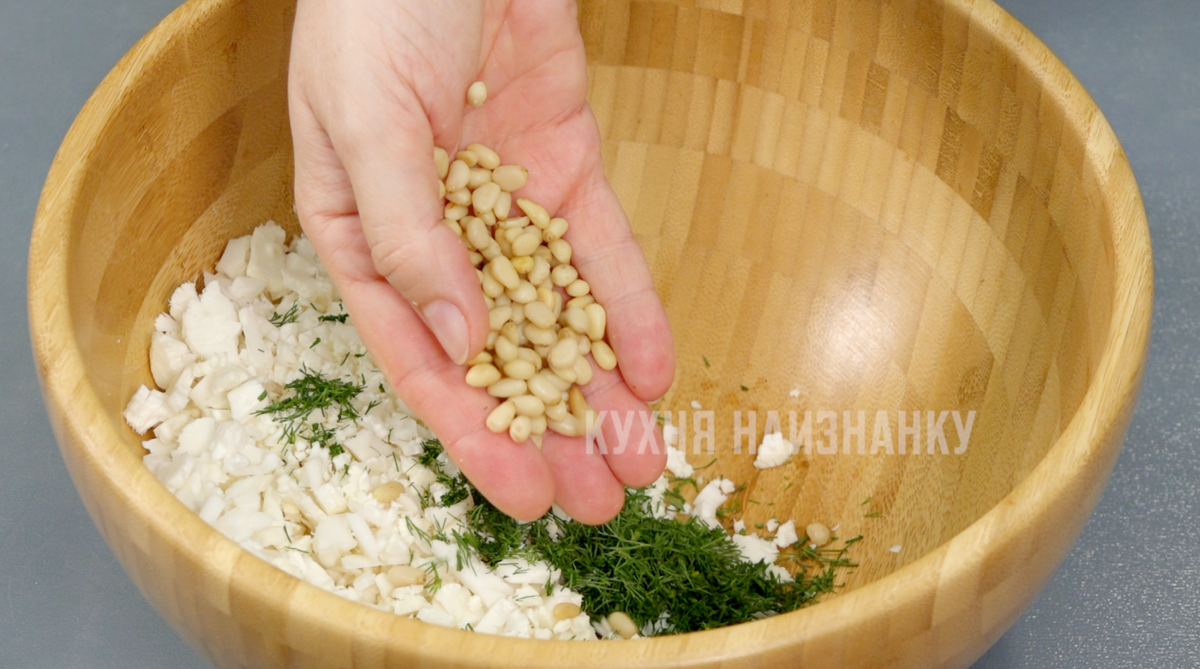 Салат из цветной капусты за 5 минут кулинария,салаты