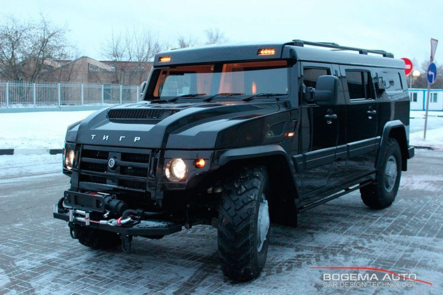 Московское тюнинг-ателье превратило армейский «Тигр» в шикарный внедорожник для VIP-персон