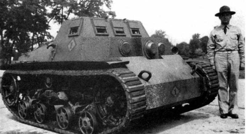 Лёгкие танки США в межвоенный период оружие