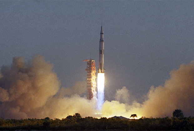 Пуск Saturn V с миссией Apollo 8