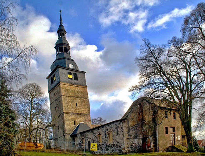 Церковь Оберкирхе в Бад-Франкенхаузене, Германия. / Фото: rangesmile.com