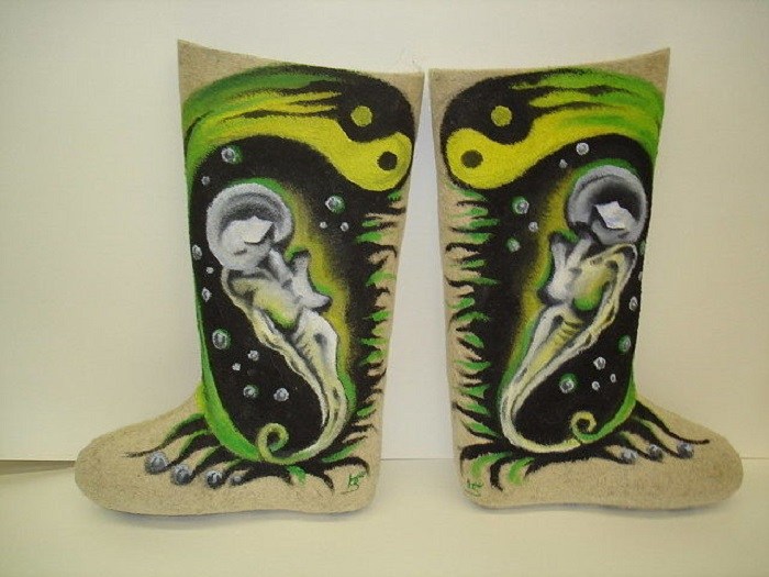 как сшить валенки своими руками