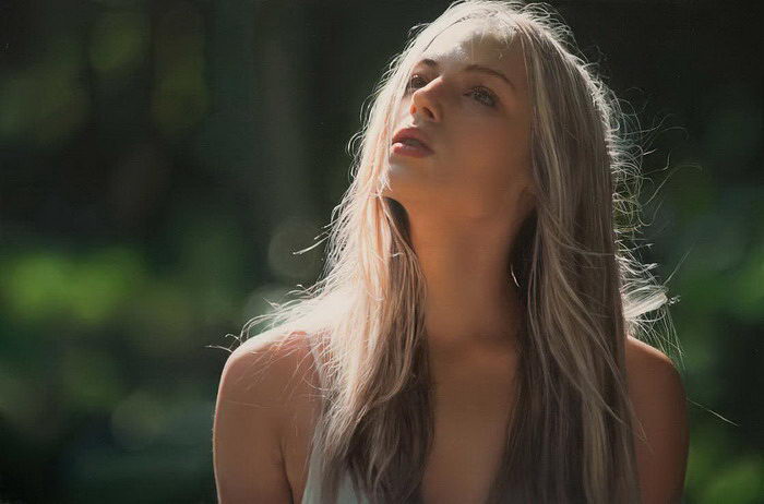 Гиперреалистичные картины Yigal Ozeri Гиперреалистичные картины Yigal Ozeri