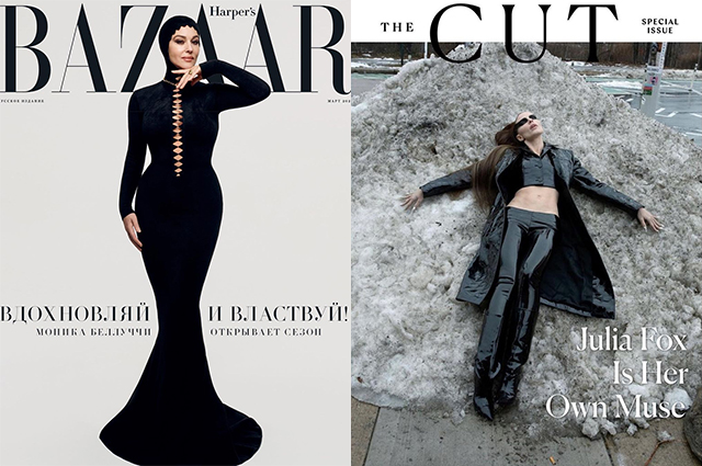 Битва обложек. Harper's Bazaar против The Cut Звездный стиль