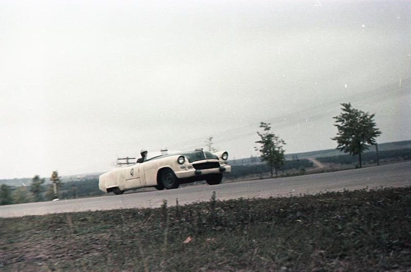 Архивные фотографии чемпионата СССР по автомобильным гонкам 1956 года 