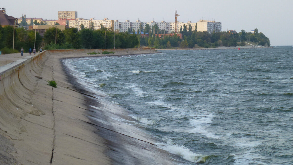 Набережная в городе Камышин