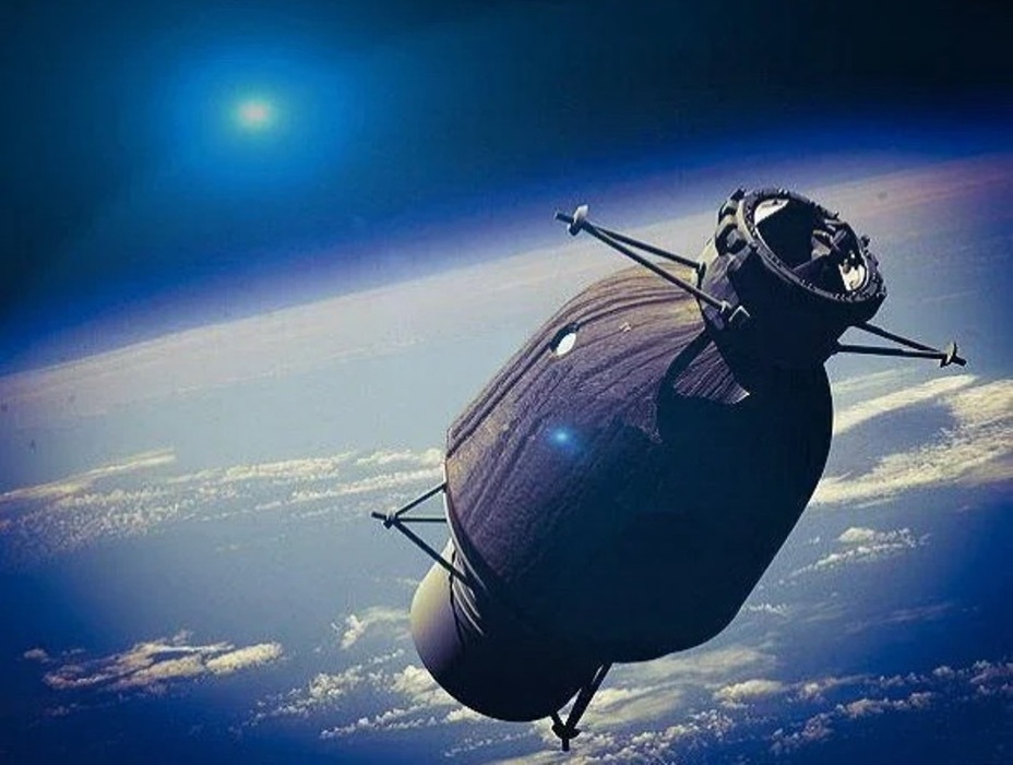 ​Полёт космического корабля-спасателя, созданного на основе «Зари» (Assured Crew Return Vehicle, ACRV), в представлении современного художника Анатолия Зака russianspaceweb.com - Секретная «Заря» | Warspot.ru