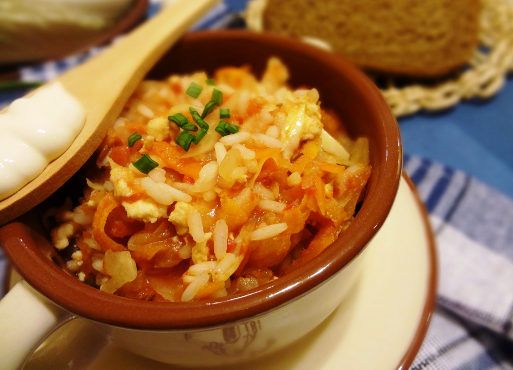 ленивые голубцы в мультиварке