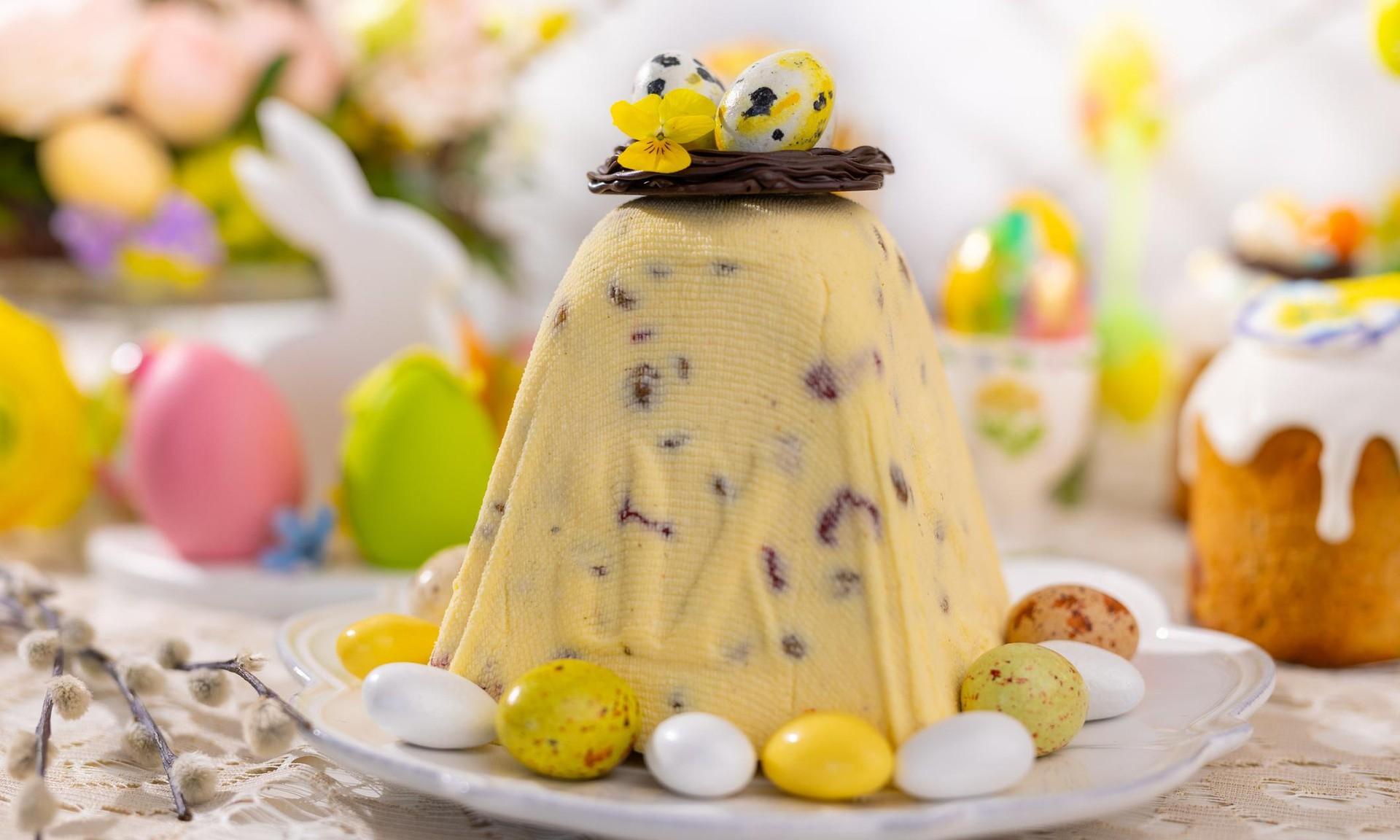 Рецепт творожной пасхи с изюмом в духовке