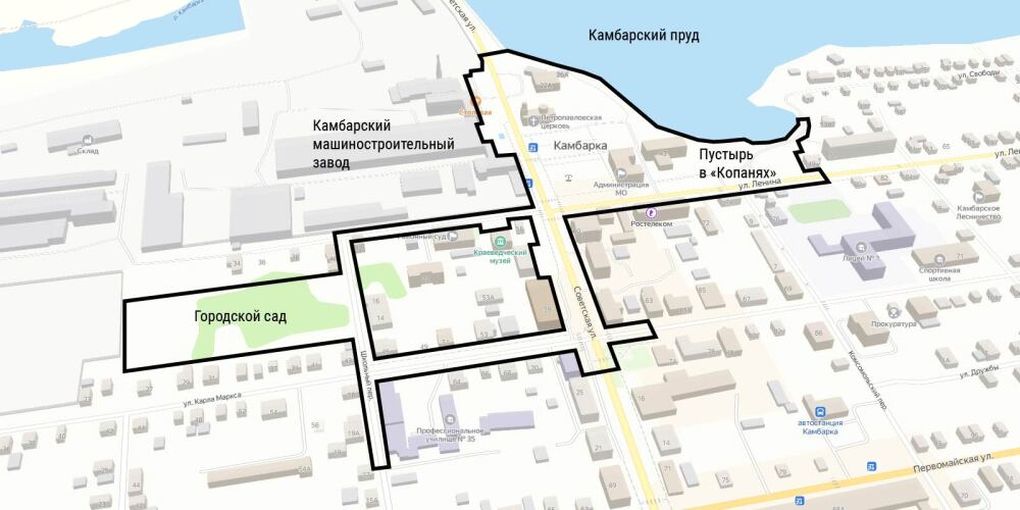 Жителей Камбарки призвали оценить проект пешеходного маршрута «Копани — горсад»