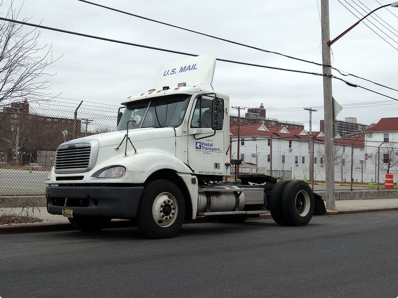 грузовик, фура, американский грузовик, тягач