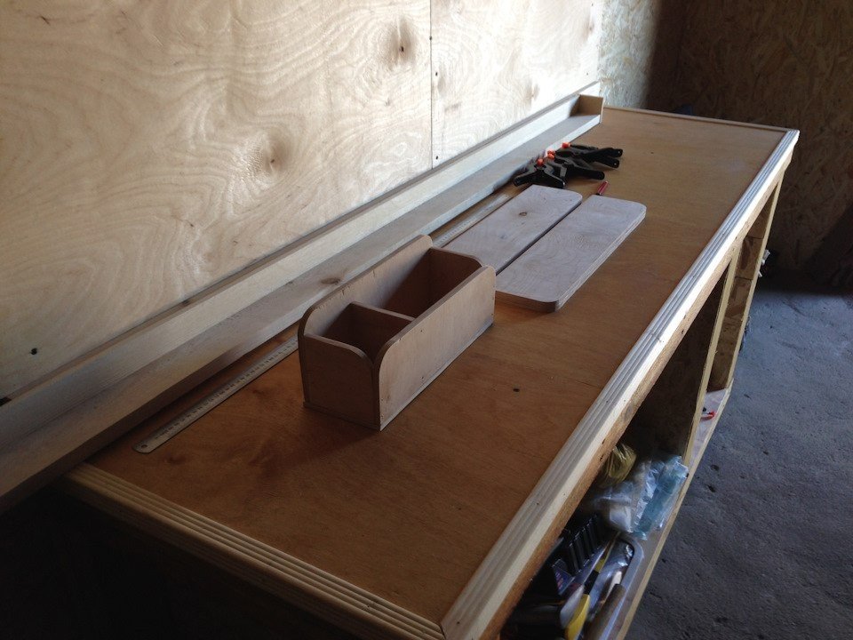 Самодельный верстачок или стол для мелких работ в гараж Немного, такой, нужной, штуке, гараже, верстак          