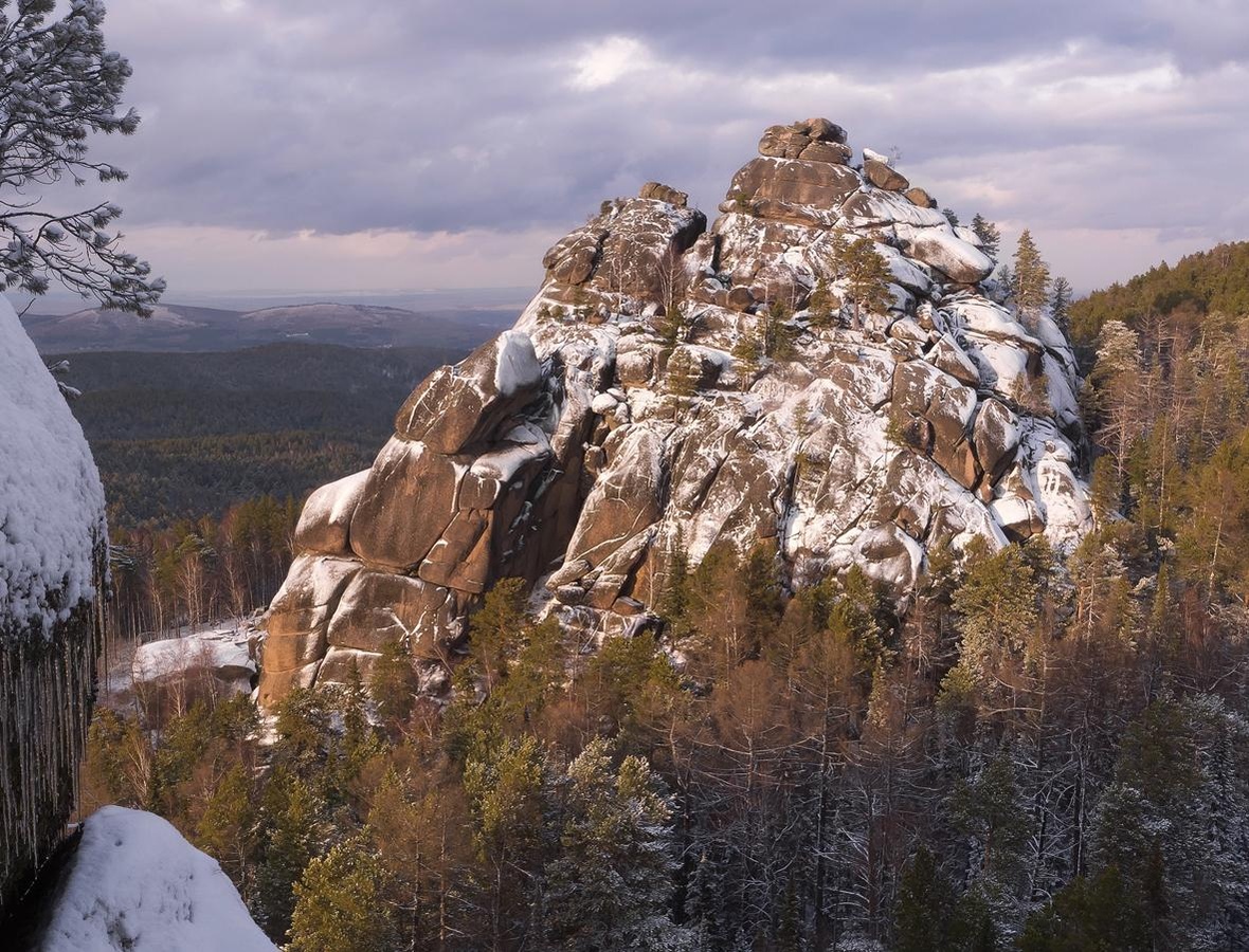 Красноярские столбы зима