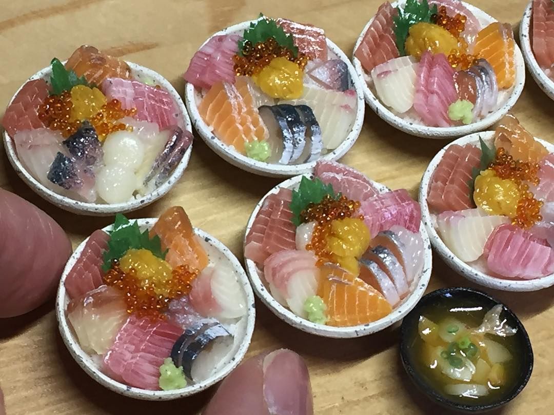 Микромир японской кухни: работы Kasuga Maro миниатюра,творчество,хобби