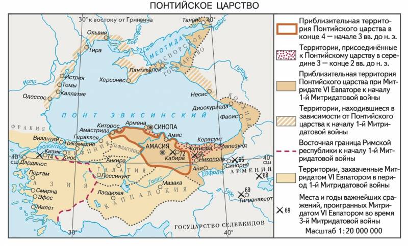 Митридат VI Эвпатор, «в ненависти к римлянам подобный Ганнибалу» история