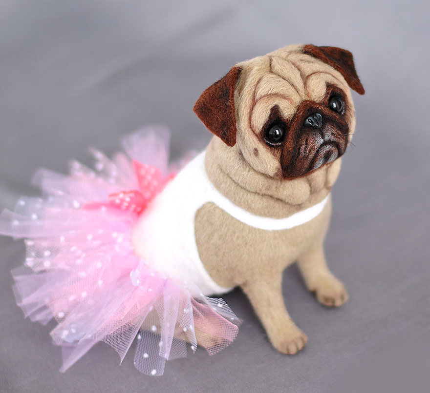18 Adorable Felted Dogs Created By Mamadocha