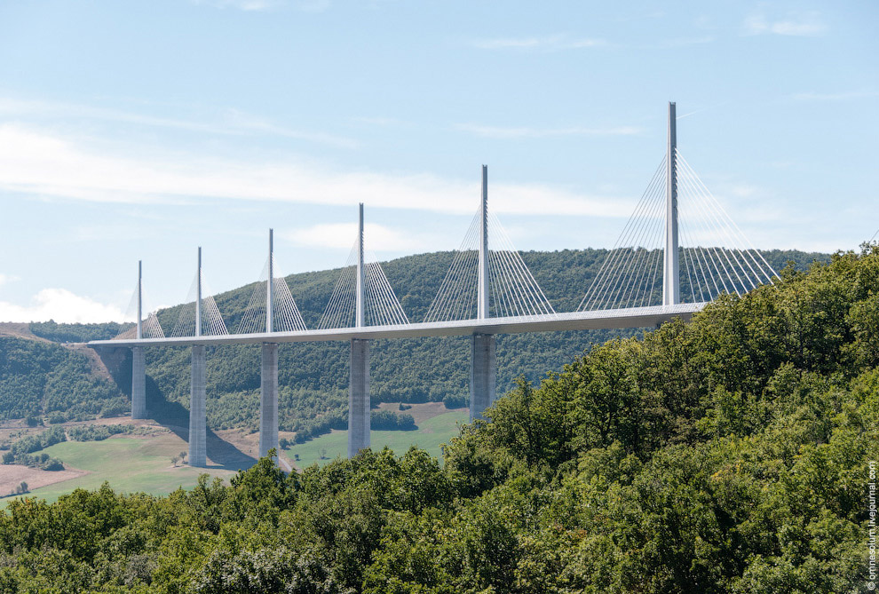 Виадук Мийо — рекордсмен среди мостов архитектура,Путешествия,фото