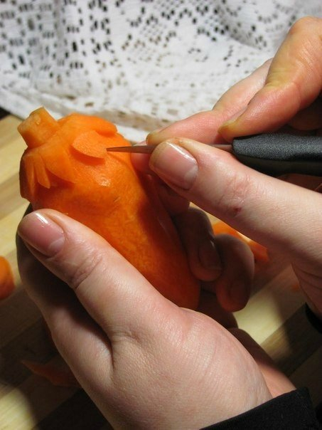 Шишки из моркови для новогоднего стола: мастер-класс женские хобби