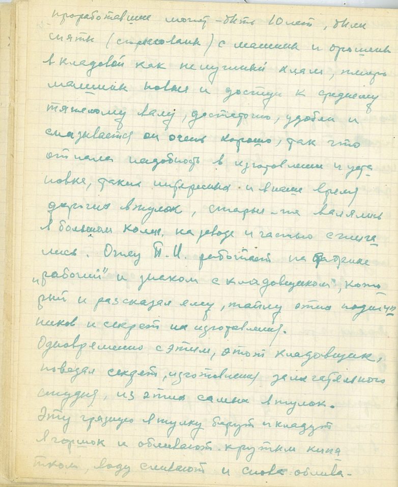 Уникальные страницы из дневника блокадника 