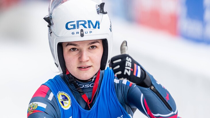 Иванова выиграла спринт на этапе Кубка мира по санному спорту в латвийской Сигулде