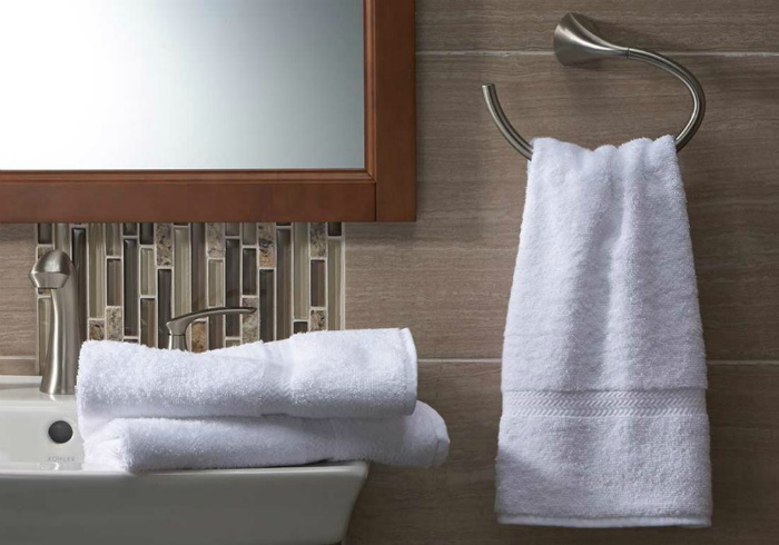 Маленькое полотенце и полотенце среднего размера. | Фото: the news and blogs.