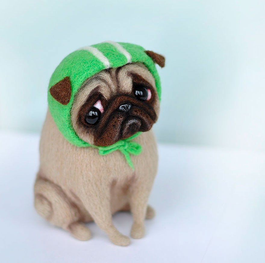 18 Adorable Felted Dogs Created By Mamadocha