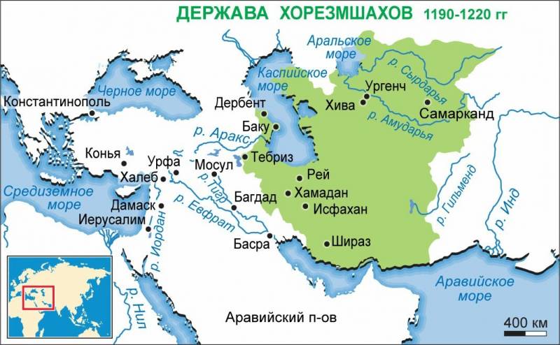 Империя Чингисхана и Хорезм. Начало противостояния Империя Чингисхана и Хорезм. Начало противостояния