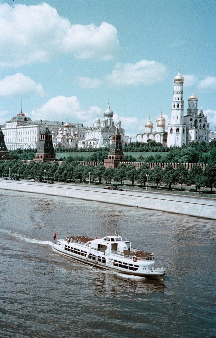 Москва 1950-х в цвете 